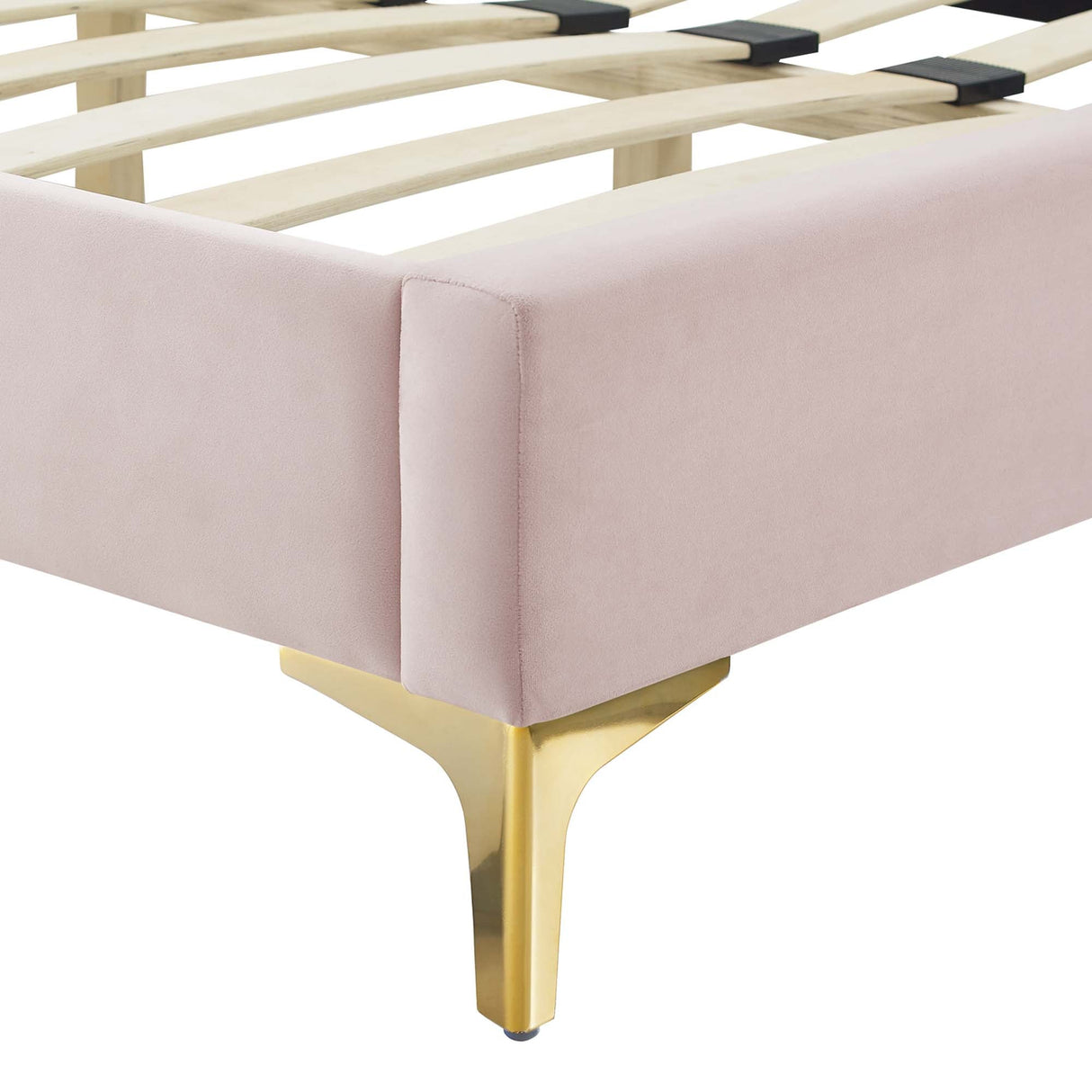 Sienna Performance Velvet Queen Platform Bed by Modway