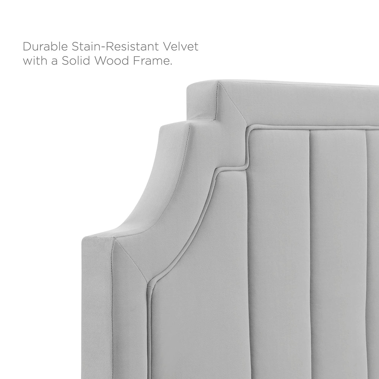 Sienna Performance Velvet Queen Platform Bed by Modway