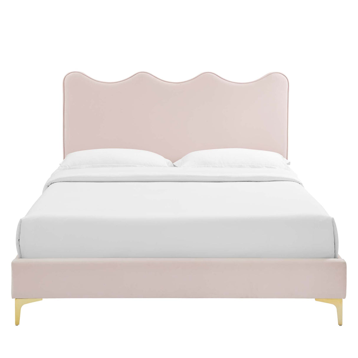 Current Performance Velvet Full Platform Bed by Modway