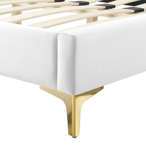 Current Performance Velvet Full Platform Bed by Modway