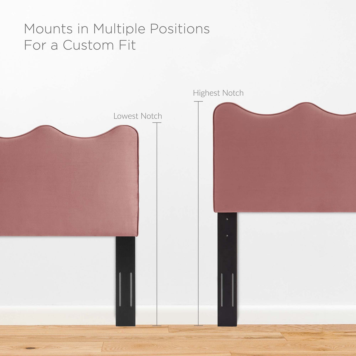 Current Performance Velvet Queen Platform Bed by Modway