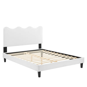 Current Performance Velvet Queen Platform Bed by Modway