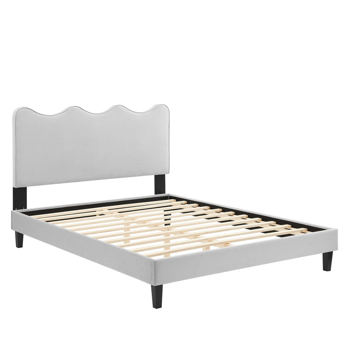 Current Performance Velvet King Platform Bed by Modway