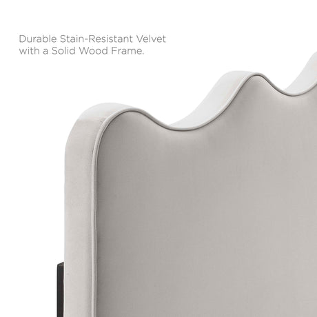 Current Performance Velvet King Platform Bed by Modway