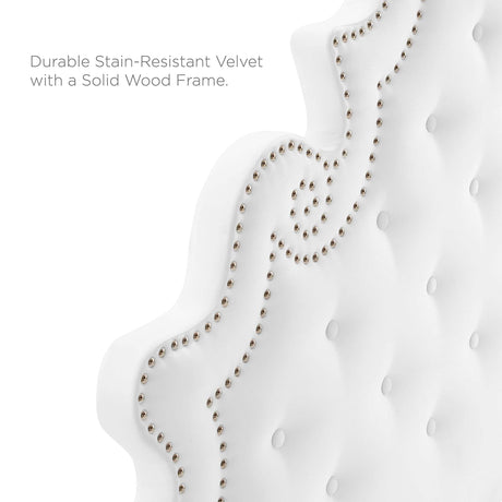 Gwyneth Tufted Performance Velvet Queen Platform Bed by Modway