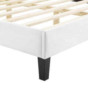Gwyneth Tufted Performance Velvet Queen Platform Bed by Modway
