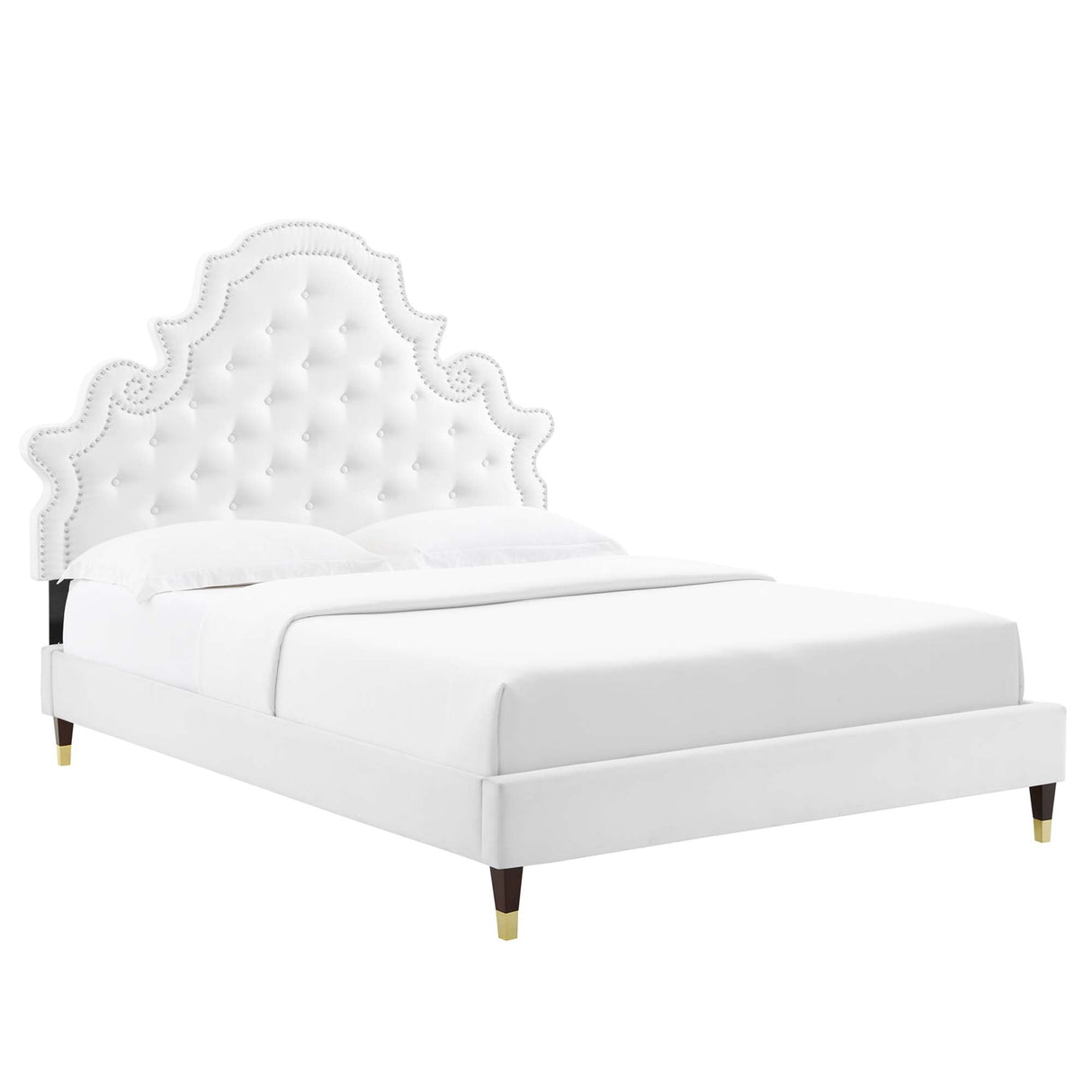 Gwyneth Tufted Performance Velvet Full Platform Bed by Modway