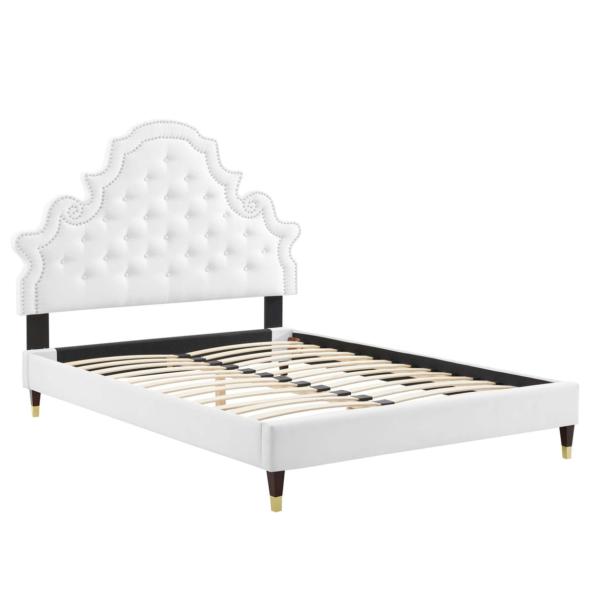 Gwyneth Tufted Performance Velvet Full Platform Bed by Modway