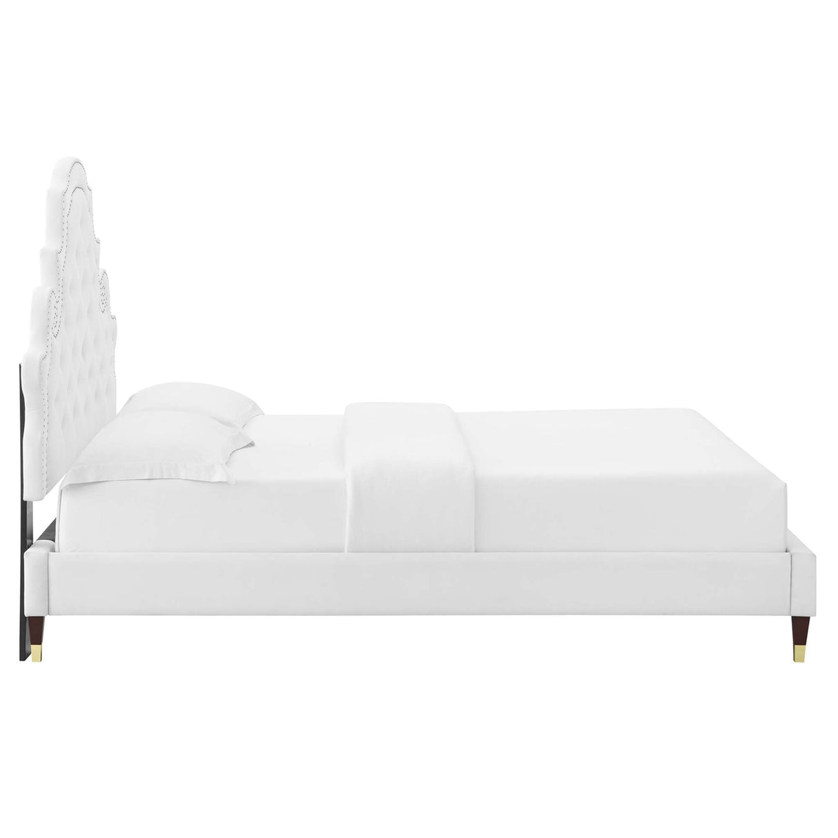 Gwyneth Tufted Performance Velvet Full Platform Bed by Modway