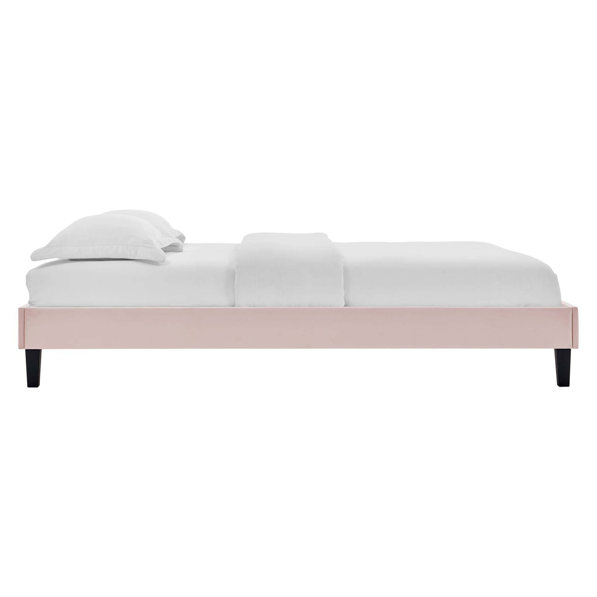 Amber Performance Velvet Queen Platform Bed by Modway