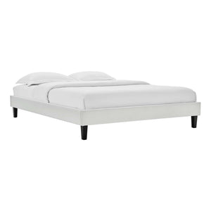 Amber Tufted Performance Velvet King Platform Bed by Modway