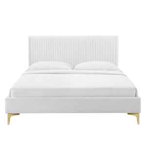 Peyton Performance Velvet Full Platform Bed by Modway