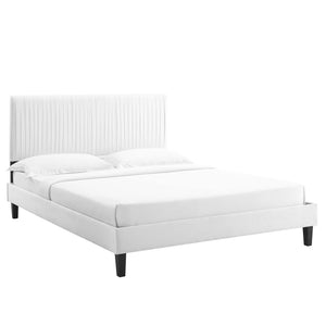 Peyton Performance Velvet Full Platform Bed by Modway