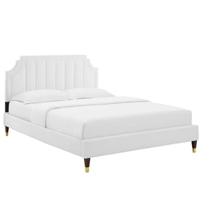 Sienna Performance Velvet Full Platform Bed by Modway