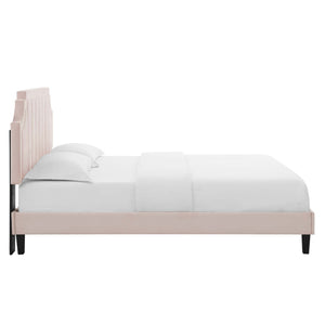 Sienna Performance Velvet Full Platform Bed by Modway