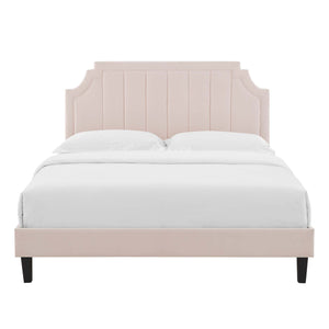 Sienna Performance Velvet Full Platform Bed by Modway