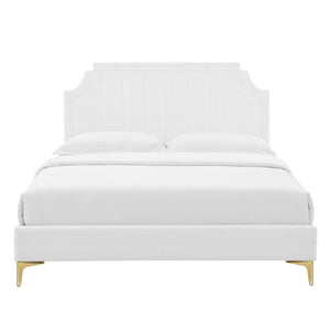 Sienna Performance Velvet King Platform Bed by Modway