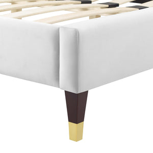 Sienna Performance Velvet King Platform Bed by Modway
