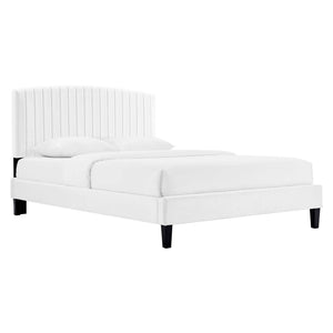 Alessi Performance Velvet Twin Platform Bed by Modway