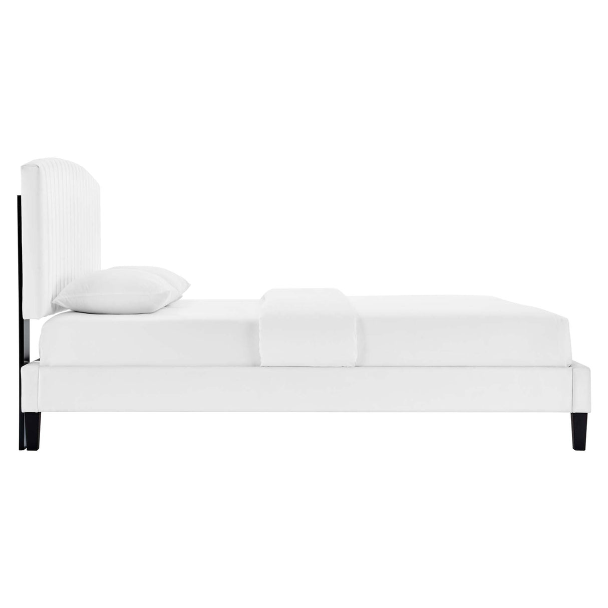 Alessi Performance Velvet Twin Platform Bed by Modway