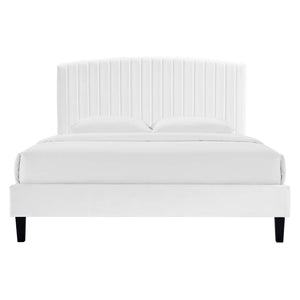 Alessi Performance Velvet Twin Platform Bed by Modway