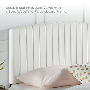 Alessi Performance Velvet Twin Platform Bed by Modway