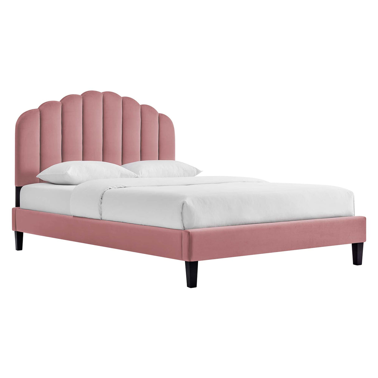 Daisy Performance Velvet Twin Platform Bed by Modway