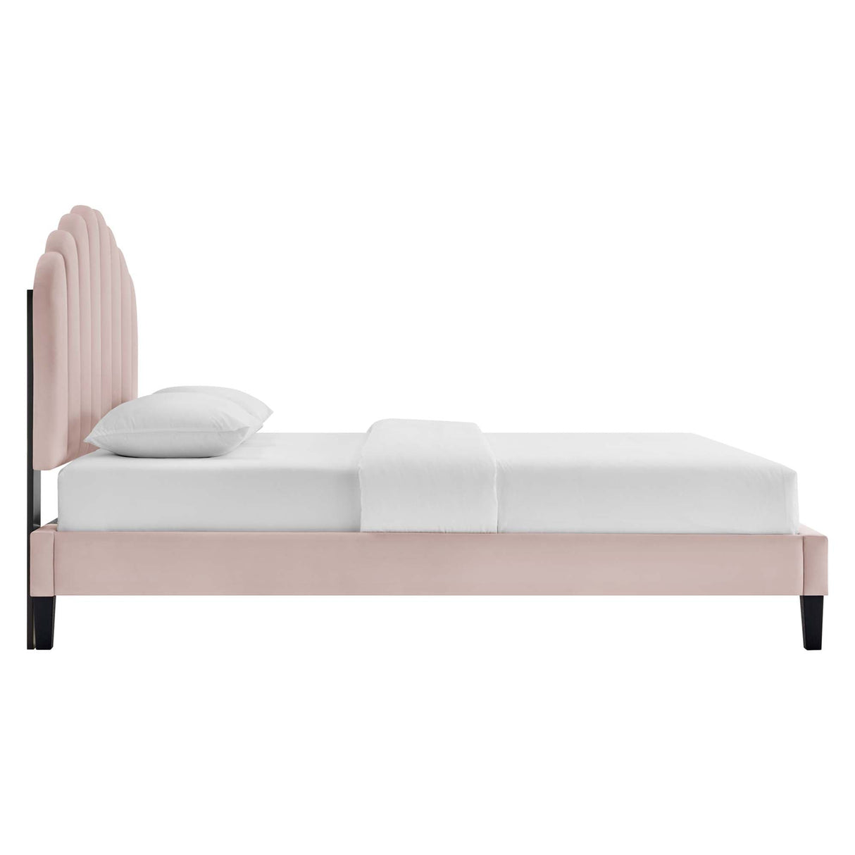 Daisy Performance Velvet Twin Platform Bed by Modway