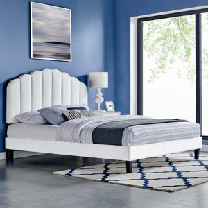 Daisy Performance Velvet Twin Platform Bed by Modway