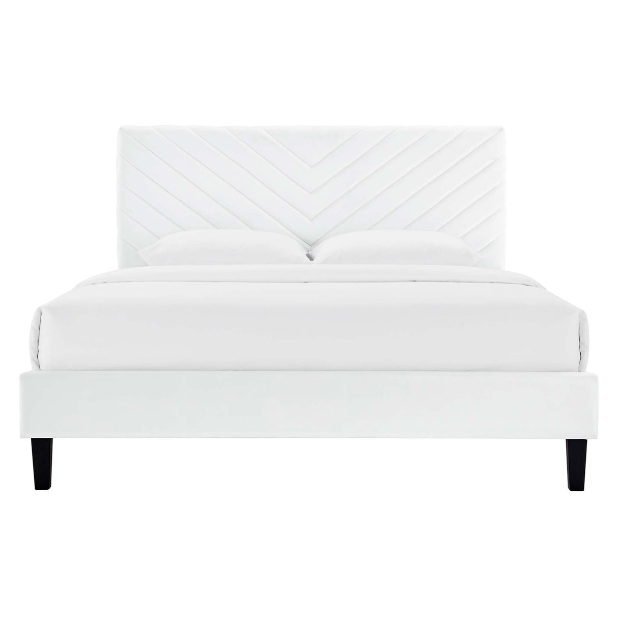 Roxanne Performance Velvet King Platform Bed by Modway