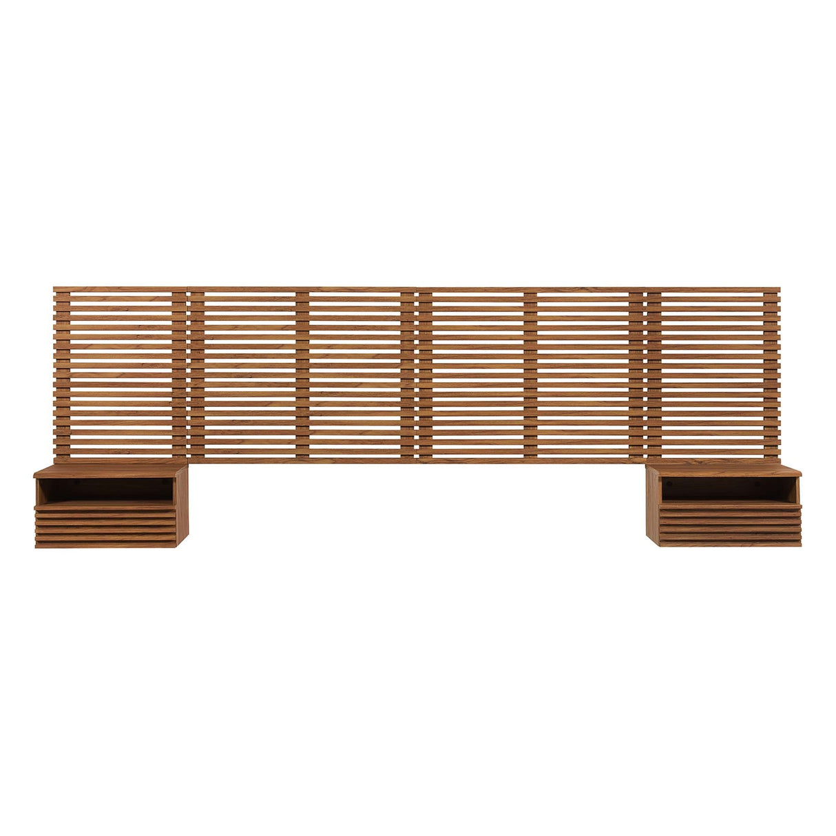 Render Wall Mount King Headboard and Nightstands by Modway