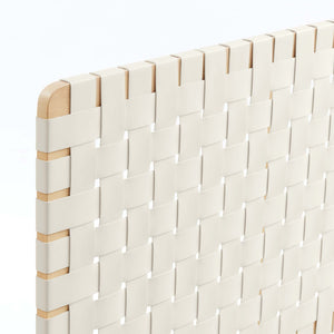 Sparta Weave Vegan Leather Twin Headboard