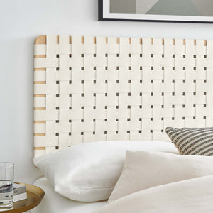 Sparta Weave Vegan Leather Full Headboard by Modway