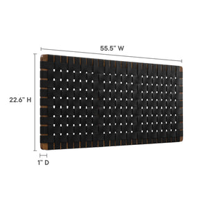 Sparta Weave Vegan Leather Full Headboard by Modway