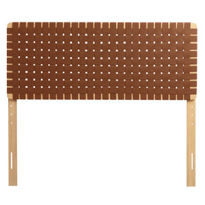 Sparta Weave Vegan Leather Full Headboard by Modway
