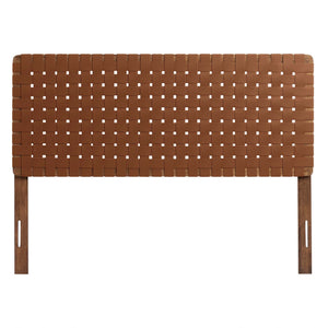 Sparta Weave Vegan Leather Full Headboard by Modway