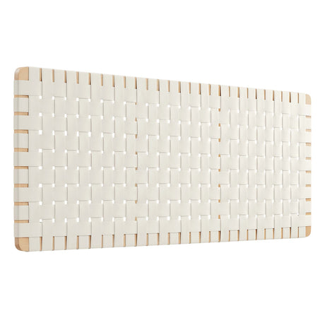 Sparta Vegan Leather Weave Queen Headboard by Modway
