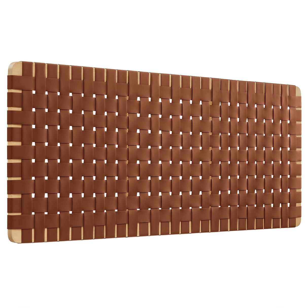 Sparta Vegan Leather Weave Queen Headboard by Modway