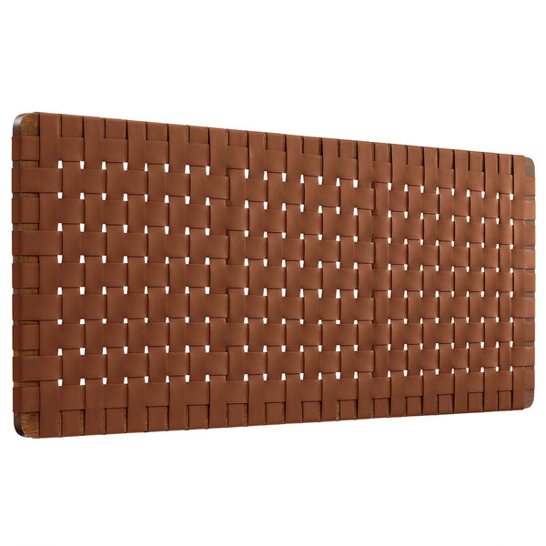 Sparta Vegan Leather Weave Queen Headboard by Modway