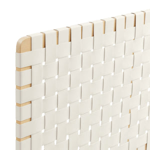Sparta Weave Vegan Leather Queen Headboard by Modway