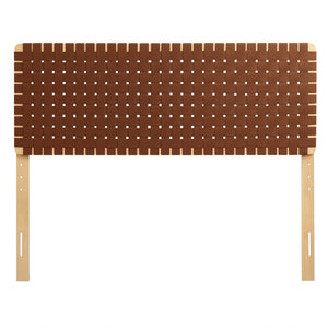 Sparta Weave Vegan Leather Queen Headboard by Modway