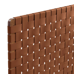 Sparta Weave Vegan Leather Queen Headboard by Modway