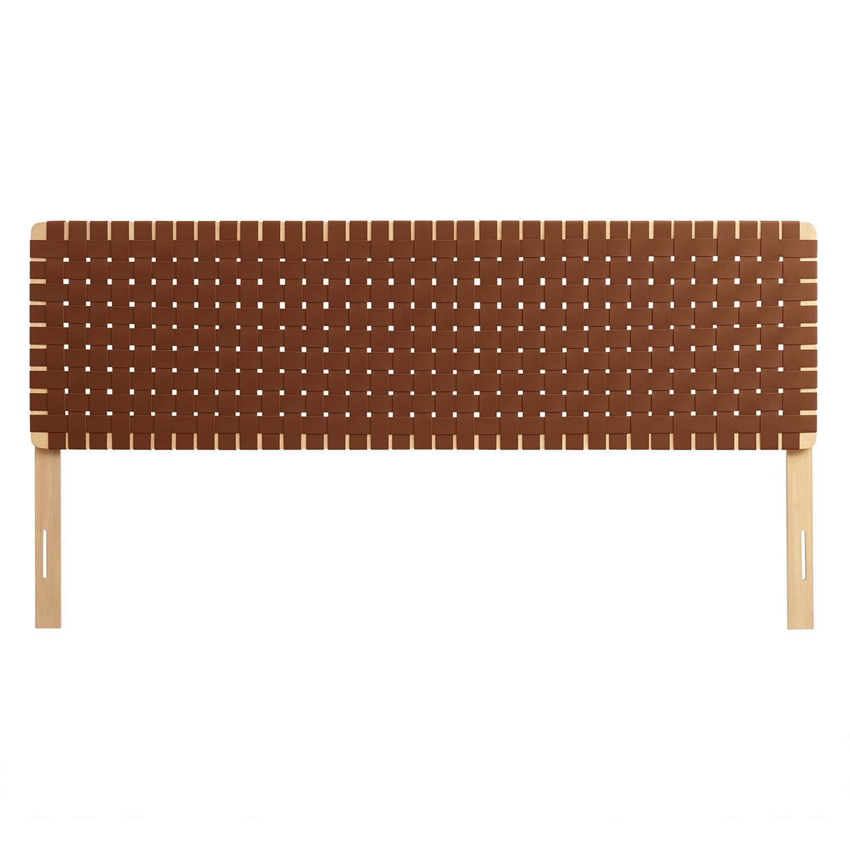 Sparta Weave Vegan Leather King Headboard by Modway
