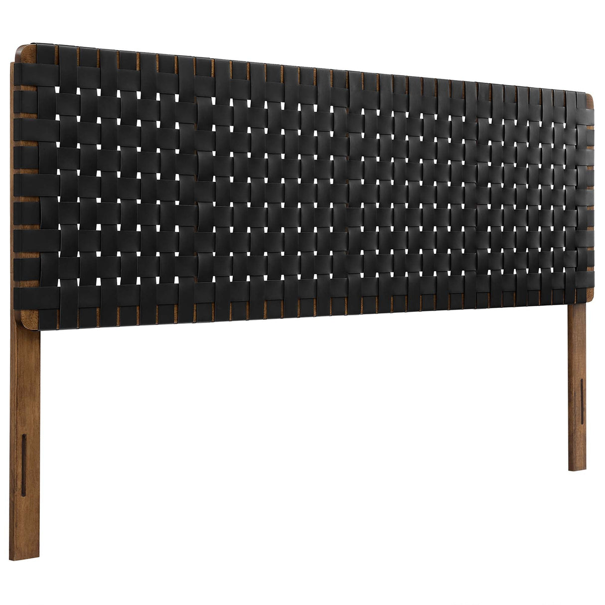 Sparta Weave Vegan Leather King Headboard by Modway