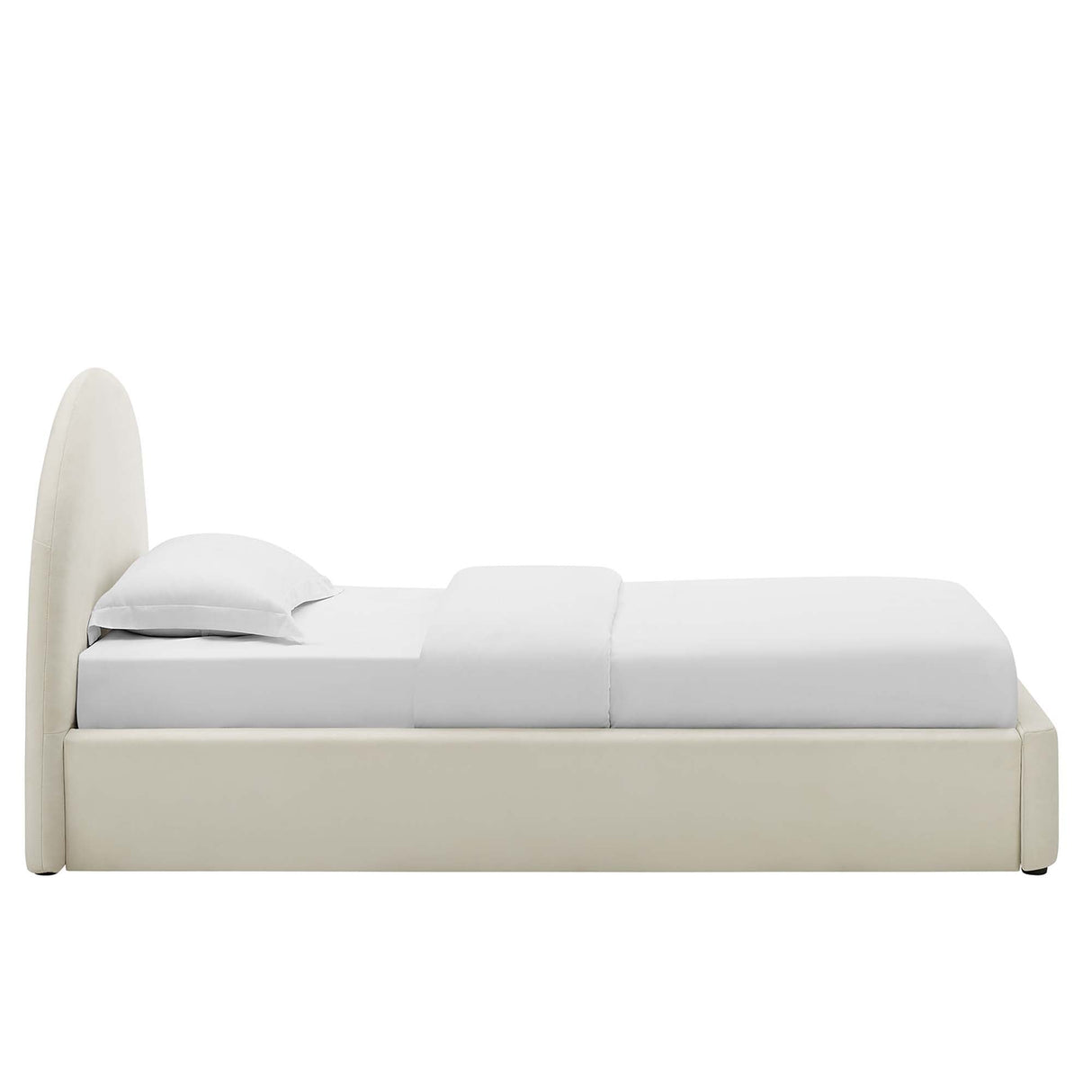 Resort Performance Velvet Arched Round Twin Platform Bed by Modway