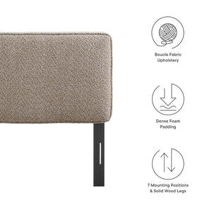Lindee Boucle Fabric Full Headboard by Modway