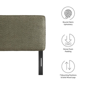 Lindee Boucle Fabric Full Headboard by Modway