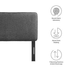 Lindee Boucle Fabric Queen Headboard by Modway