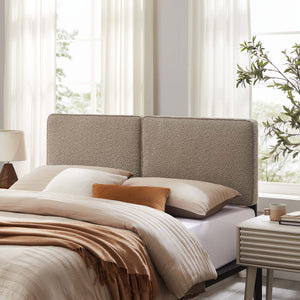 Lindee Boucle Fabric King Headboard by Modway