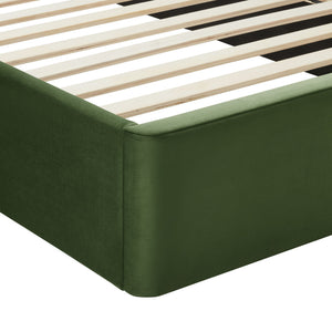 Solana Arched Performance Velvet Twin Platform Bed